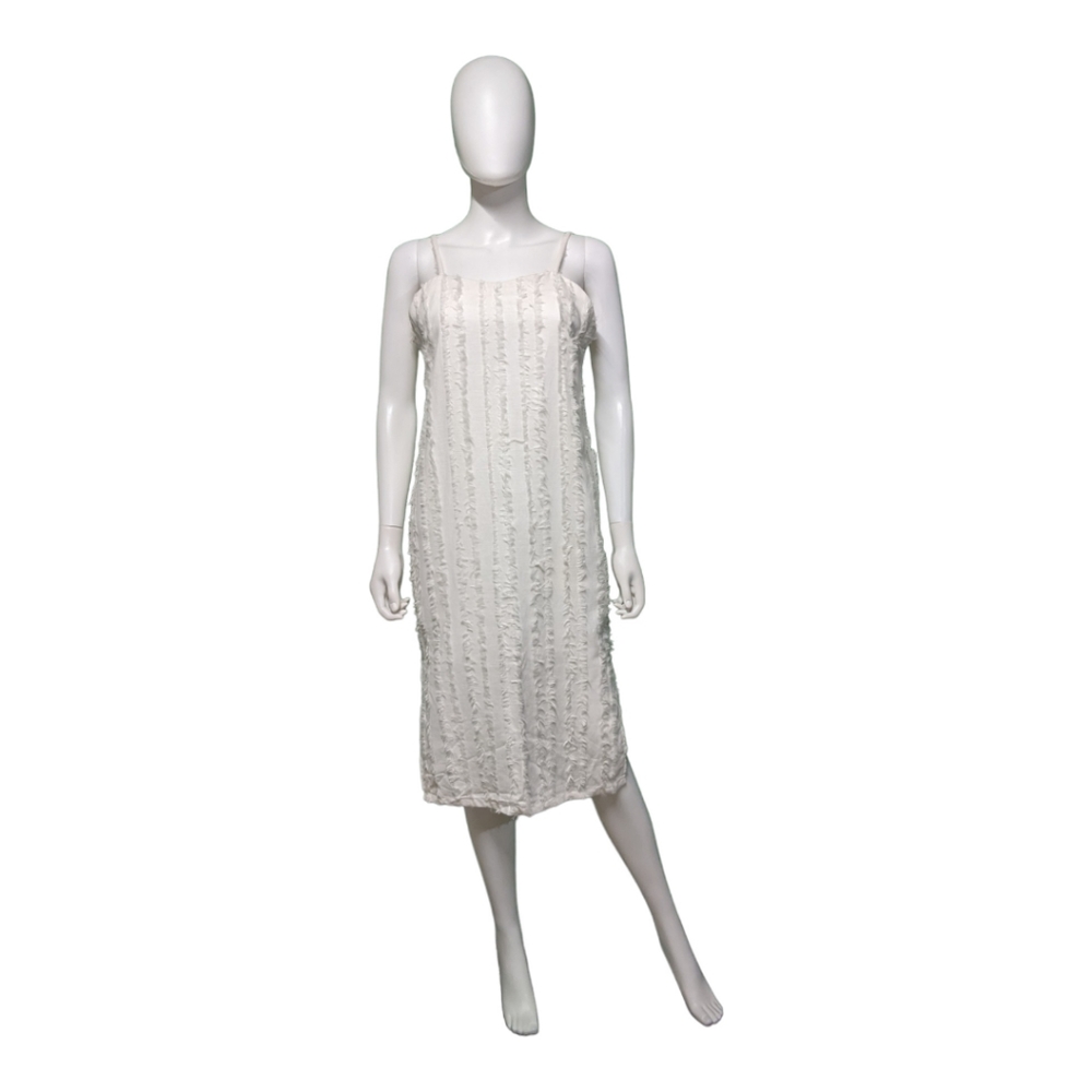 Callahan White Midi  Dress, M